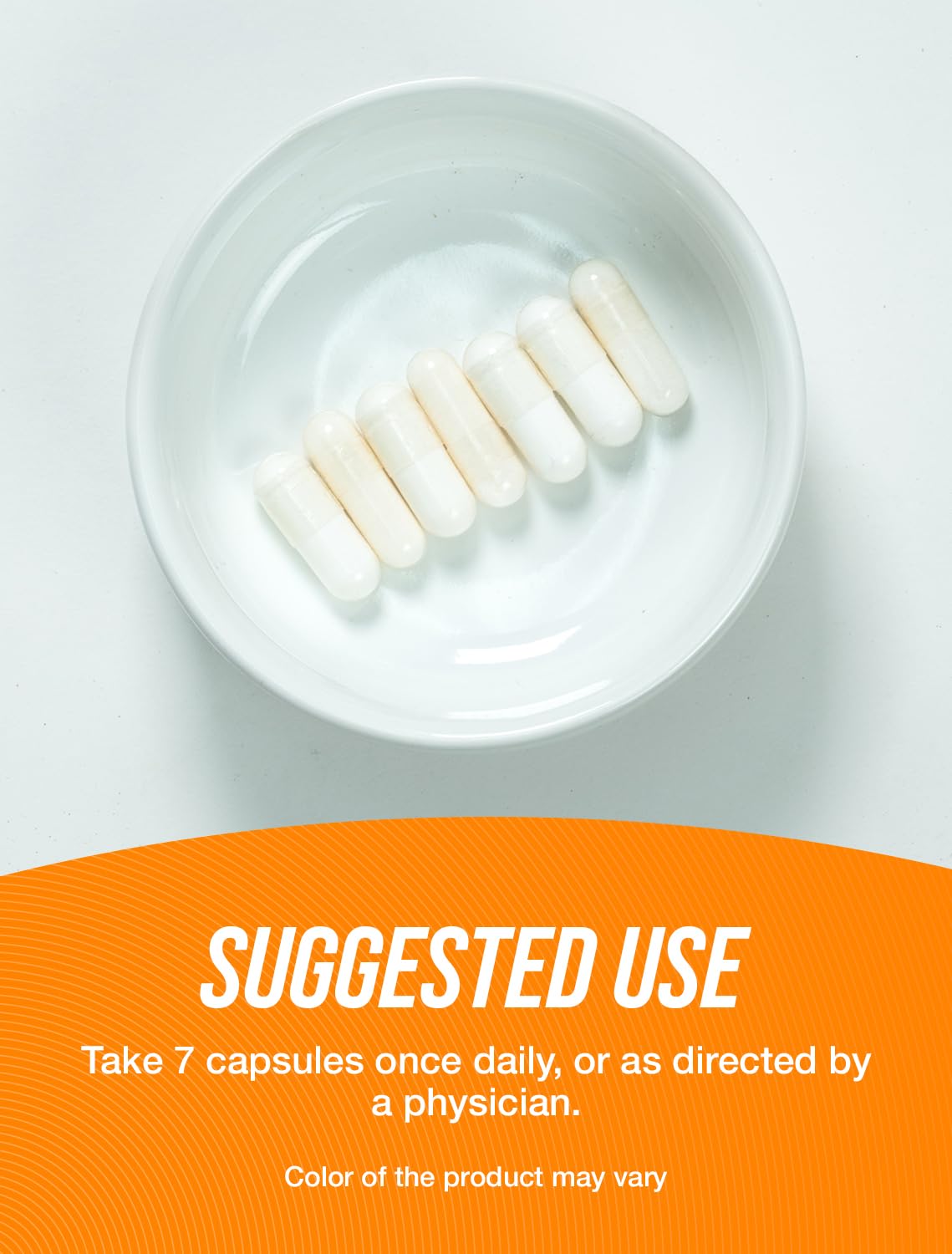 BulkSupplements.com D-Ribose Capsules - Ribose Supplement, for Energy Support - Gluten Free, 7 Capsules per Serving (5000mg), 210 Count (Pack of 1) - Image 4