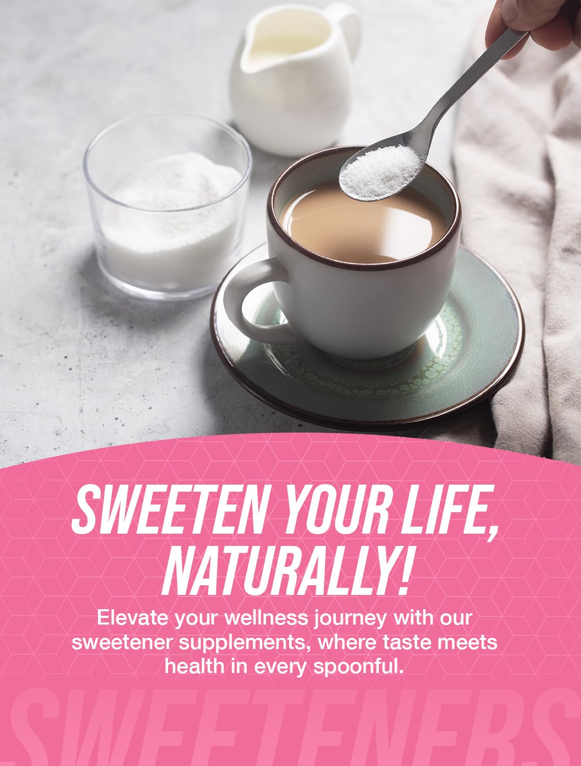 BulkSupplements Erythritol Sweetener Granular - Sugar Substitute, Zero Calorie - Gluten Free, 4g per Serving, 1kg (2.2 lbs) (Pack of 1) - Image 3