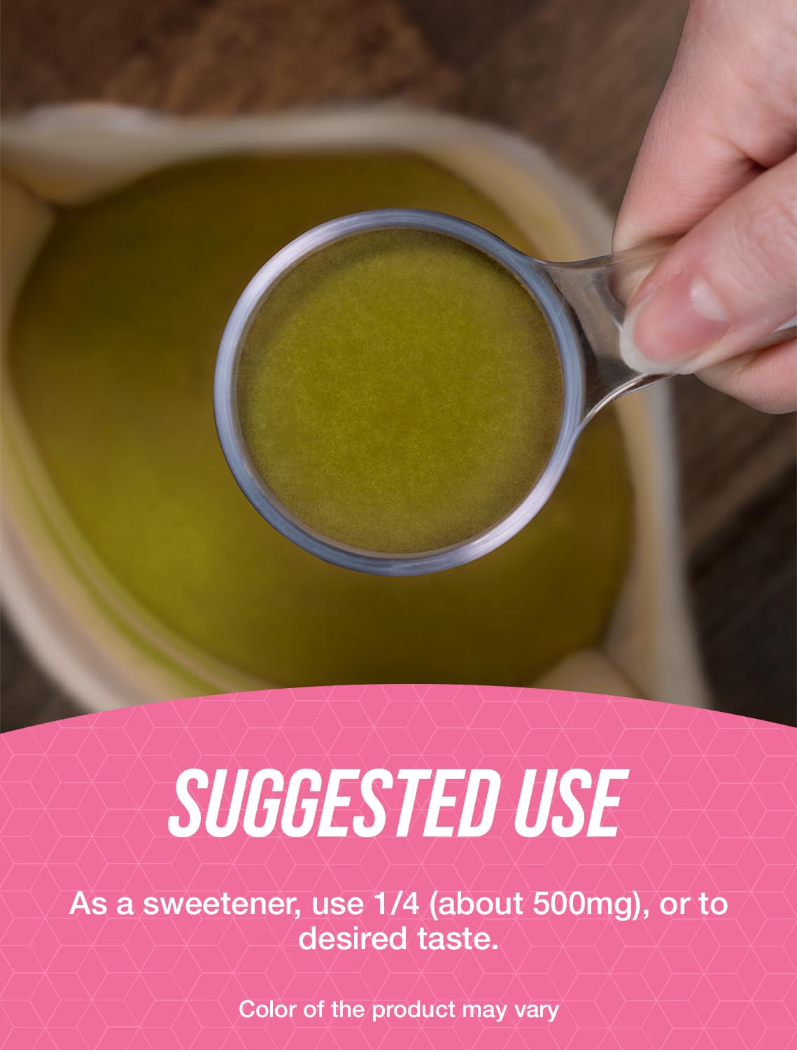 BulkSupplements.com Organic Stevia Powder - Pure Sweetener, Sourced from Stevia Leaves, Herbal Supplement - Vegan & Gluten Free, 500mg per Serving, 1kg (2.2 lbs) (Pack of 1) - Image 4